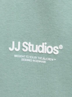 JJESOHO SWEAT HOOD NOOS mineral blue