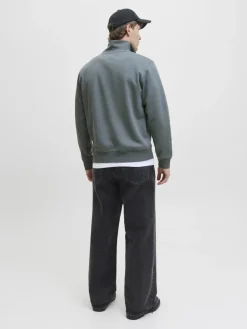 JJESOHO SWEAT QUARTER ZIP HN NOOS stormy weather