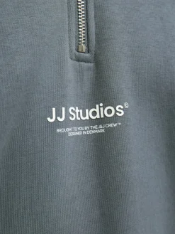 JJESOHO SWEAT QUARTER ZIP HN NOOS stormy weather