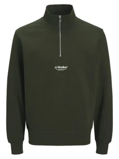 JJESOHO SWEAT QUARTER ZIP HN NOOS duffel bag