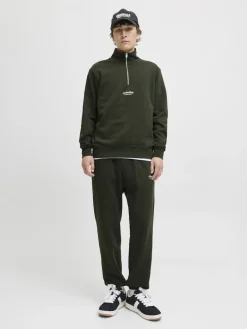 JJESOHO SWEAT QUARTER ZIP HN NOOS duffel bag
