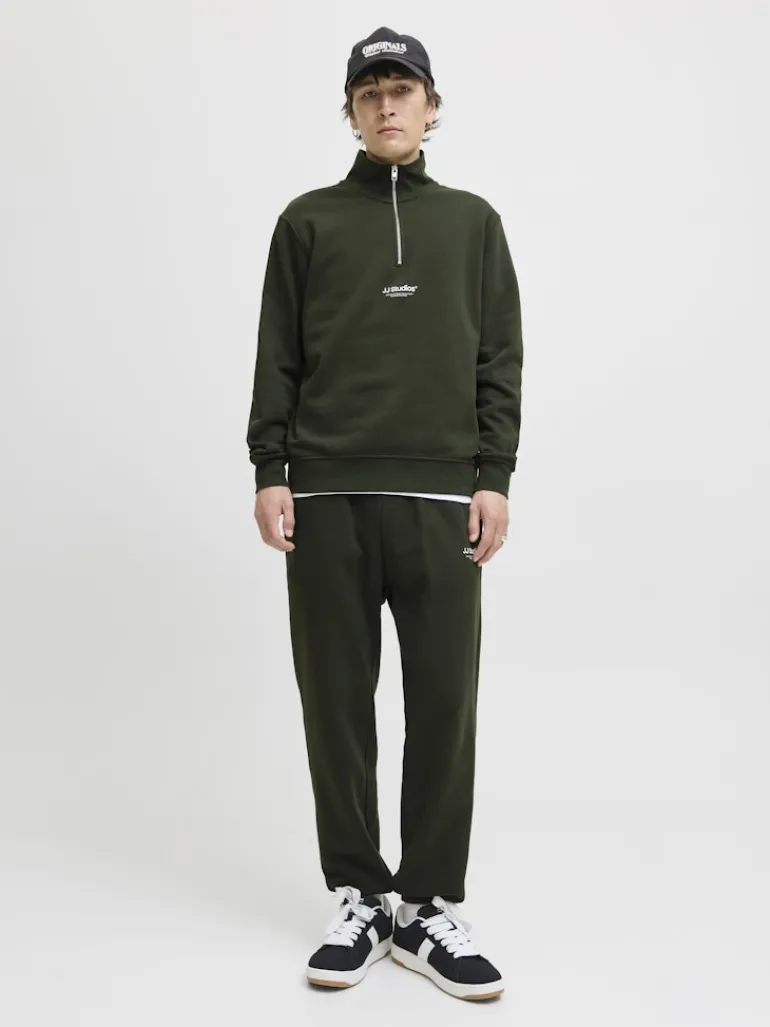 JJESOHO SWEAT QUARTER ZIP HN NOOS duffel bag