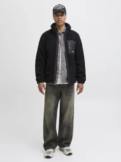 JJESOHO TEDDY JACKET NOOS black