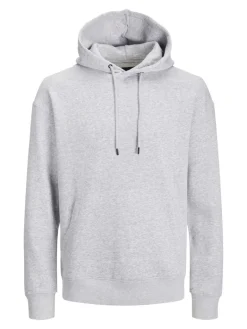 JJESTAR BASIC SWEAT HOOD NOOS light grey melange