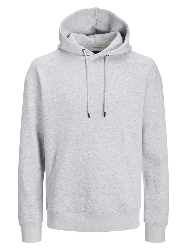 JJESTAR BASIC SWEAT HOOD NOOS light grey melange