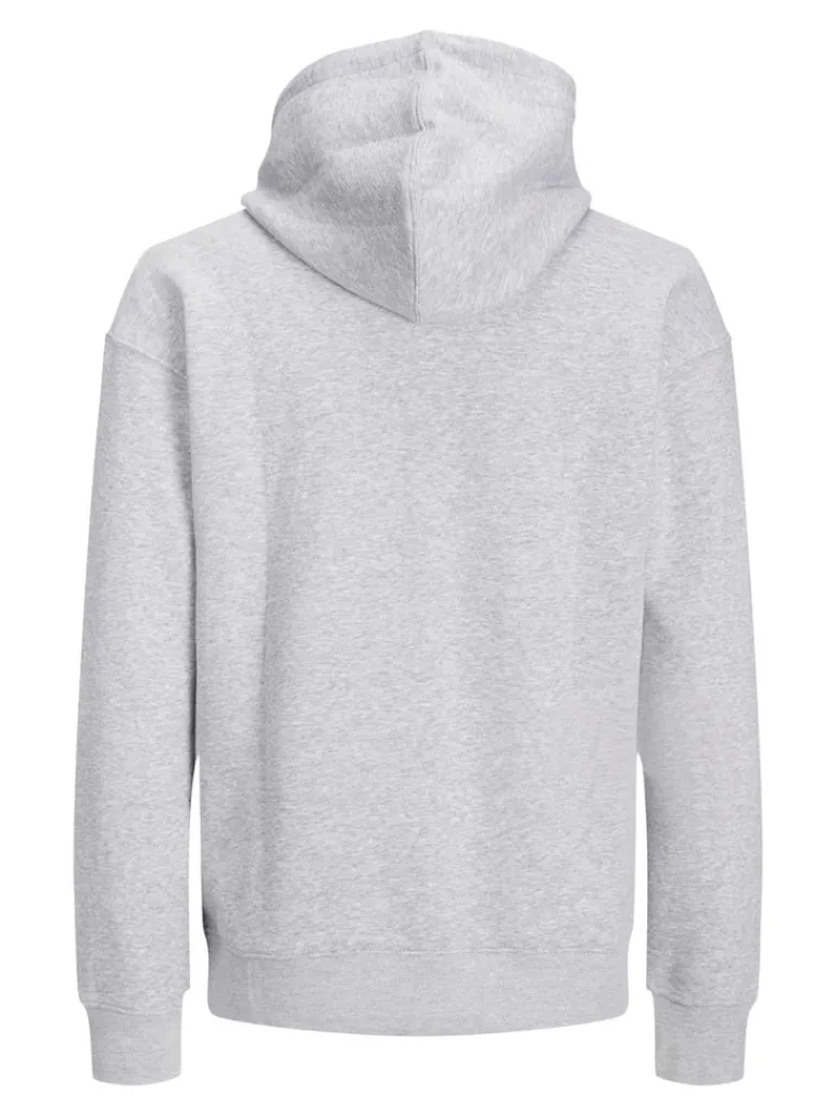 JJESTAR BASIC SWEAT HOOD NOOS light grey melange