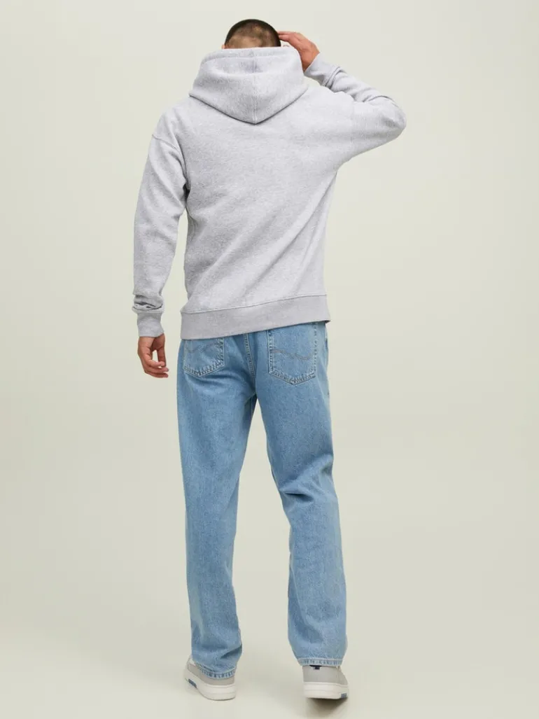 JJESTAR BASIC SWEAT HOOD NOOS light grey melange