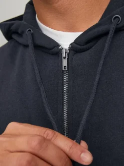 JJESTAR BASIC SWEAT ZIP HOOD NOOS black