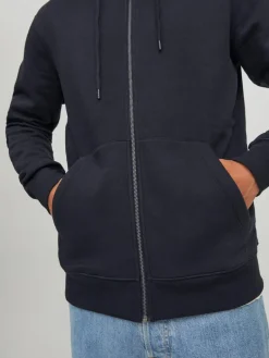 JJESTAR BASIC SWEAT ZIP HOOD NOOS black
