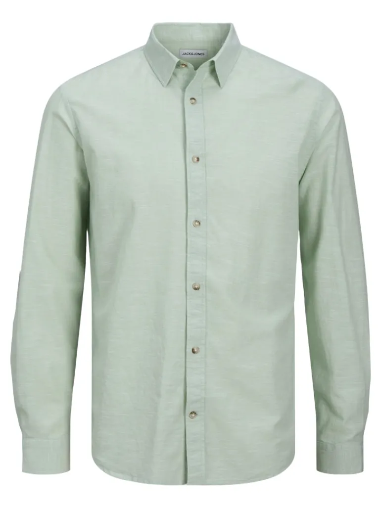 JJESUMMER SHIRT LS SN iceberg green