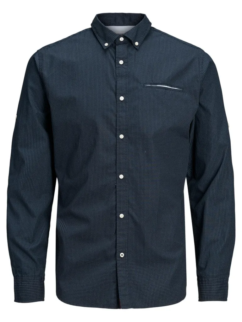 JJETAPE DETAIL SHIRT L/S S20 STS navy blazer