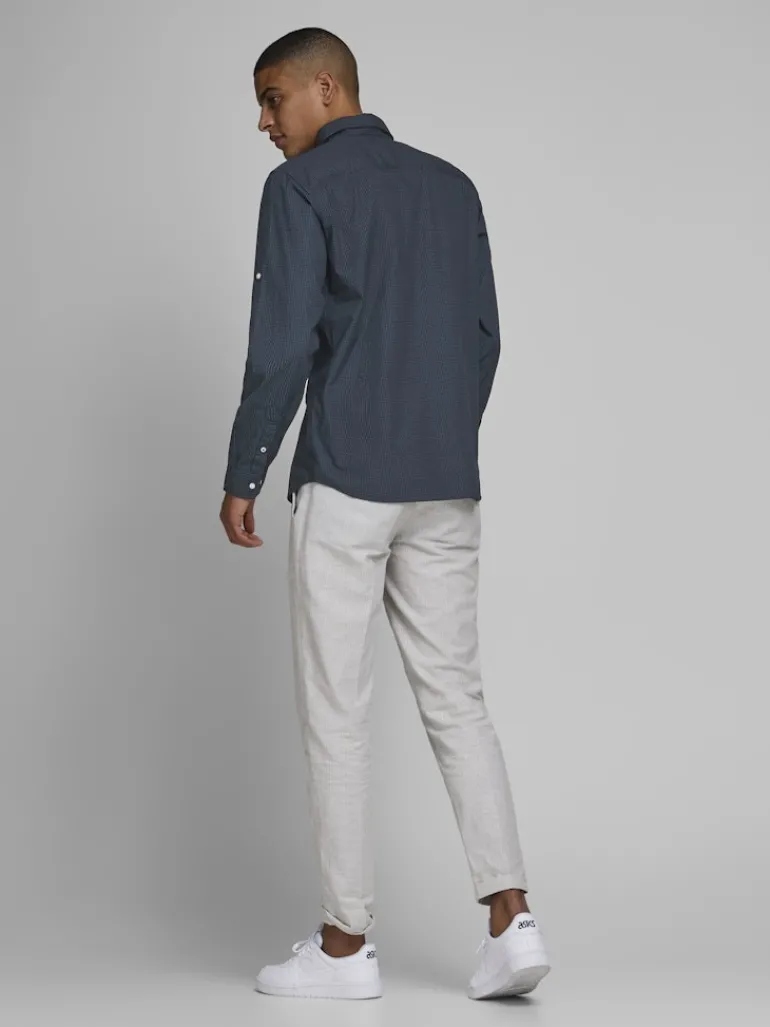 JJETAPE DETAIL SHIRT L/S S20 STS navy blazer