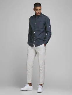 JJETAPE DETAIL SHIRT L/S S20 STS navy blazer