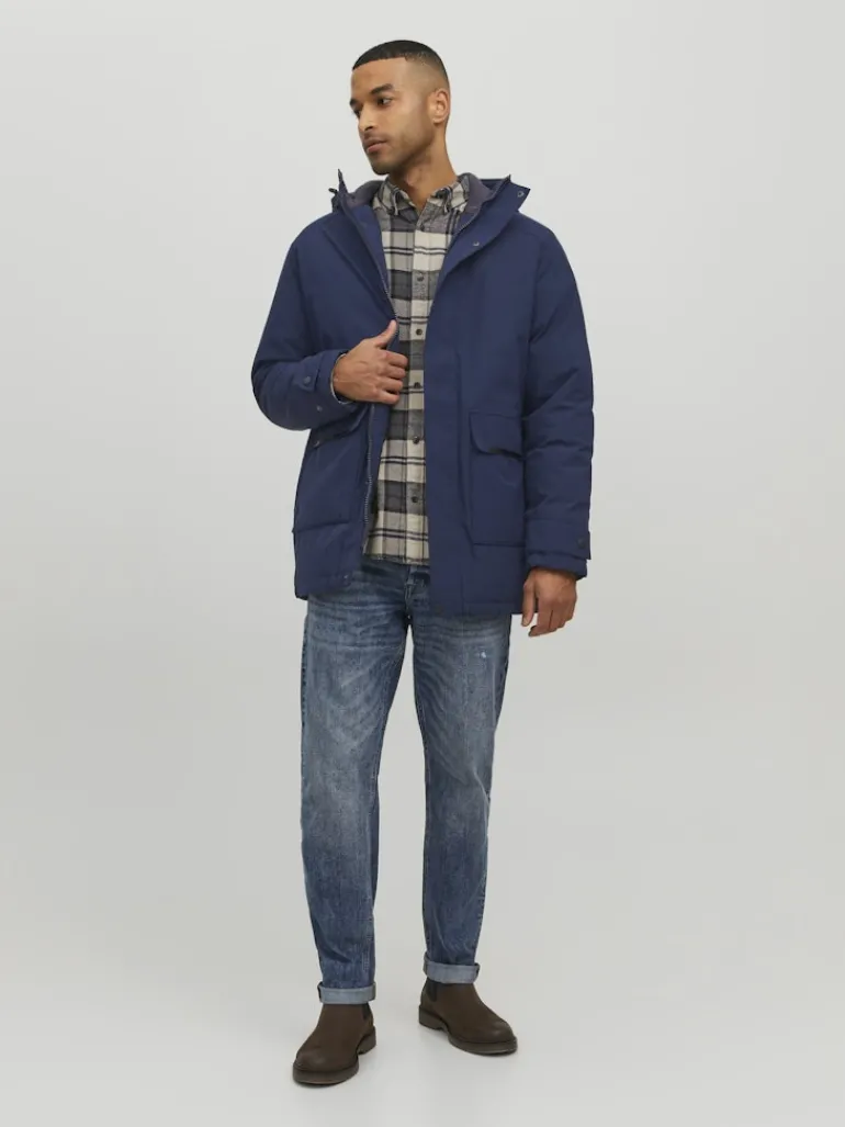 JJETIKO PARKA SN navy blazer