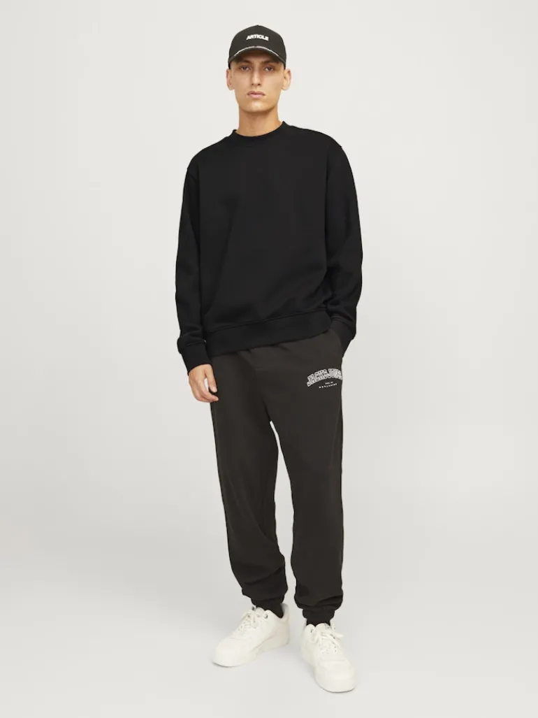 JJEURBAN EDGE SWEAT CREW NECK NOOS black