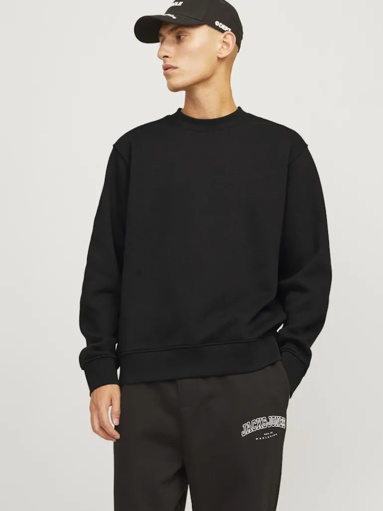 JJEURBAN EDGE SWEAT CREW NECK NOOS black