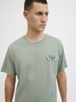 JJGEPLAS TEE SS CREW NECK LN iceberg green