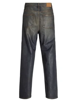 JJIALEX JJCLASSIC AM 584 COATED STYD blue denim