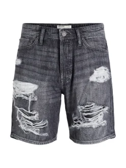 JJICHRIS JJORIGINAL SHORTS AM 229 SN black denim