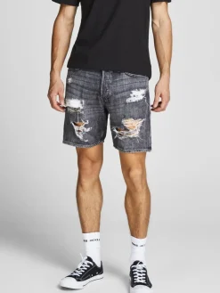 JJICHRIS JJORIGINAL SHORTS AM 229 SN black denim