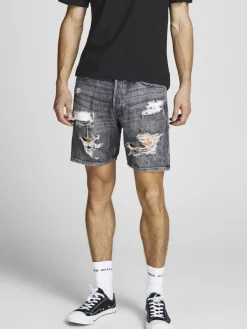 JJICHRIS JJORIGINAL SHORTS AM 229 SN black denim