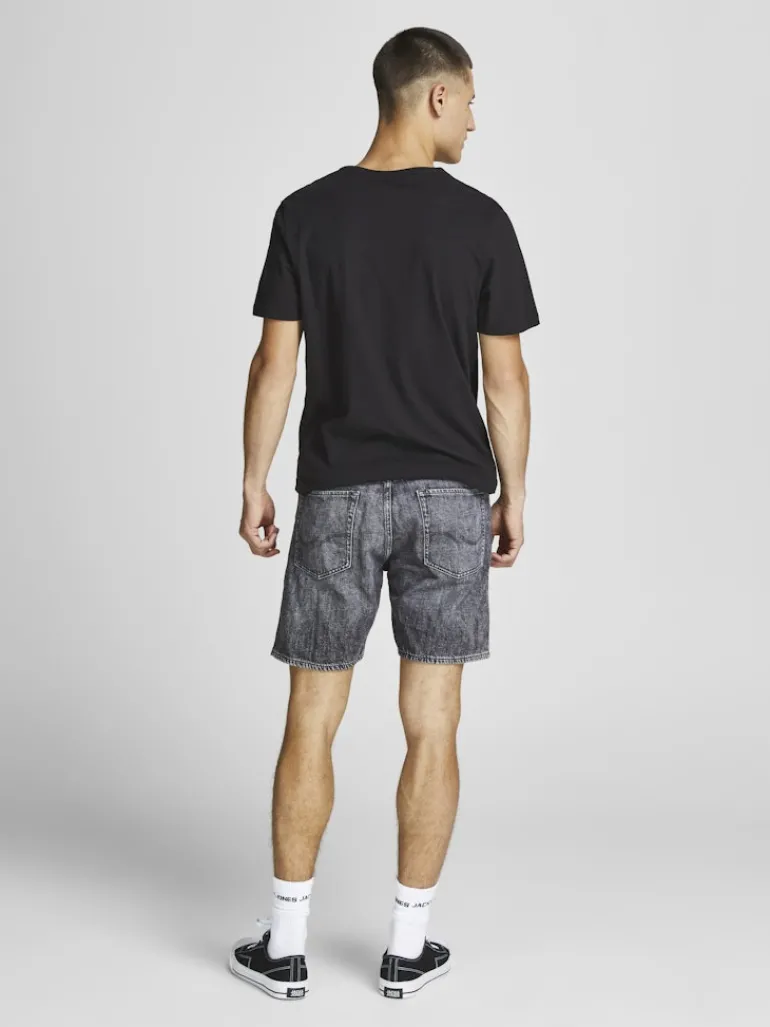 JJICHRIS JJORIGINAL SHORTS AM 229 SN black denim