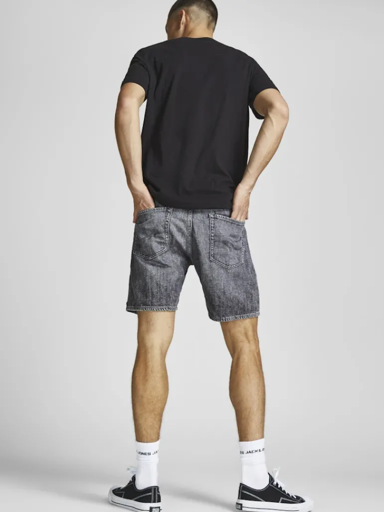 JJICHRIS JJORIGINAL SHORTS AM 229 SN black denim