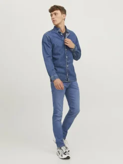 JJIGLENN JJORIGINAL SQ 223 NOOS blue denim