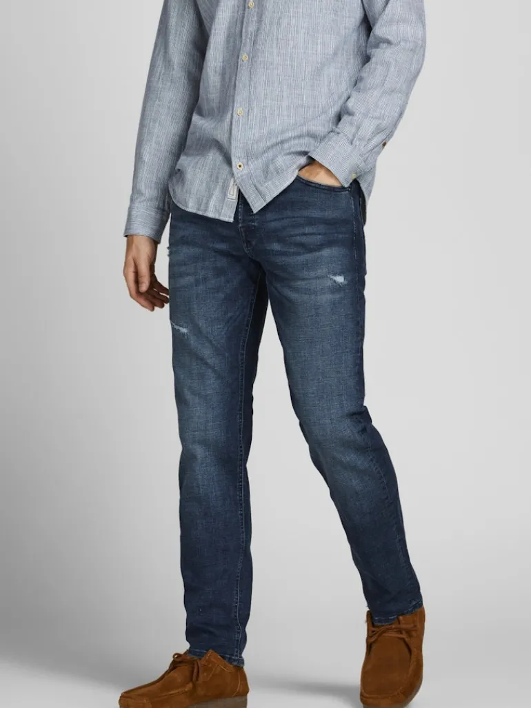 JJIMIKE JJORIGINAL SBD 502 blue denim