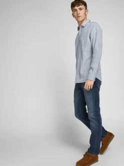 JJIMIKE JJORIGINAL SBD 502 blue denim