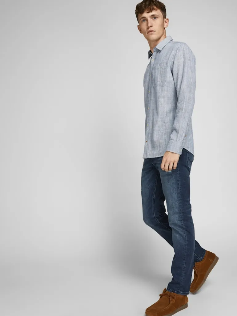 JJIMIKE JJORIGINAL SBD 502 blue denim