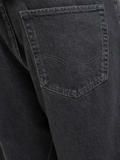 JJIRON JJORIGINAL SHORTS SQ 730 SN black denim
