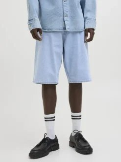 JJIRON JJORIGINAL SHORTS SQ 730 SN blue denim