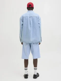 JJIRON JJORIGINAL SHORTS SQ 730 SN blue denim