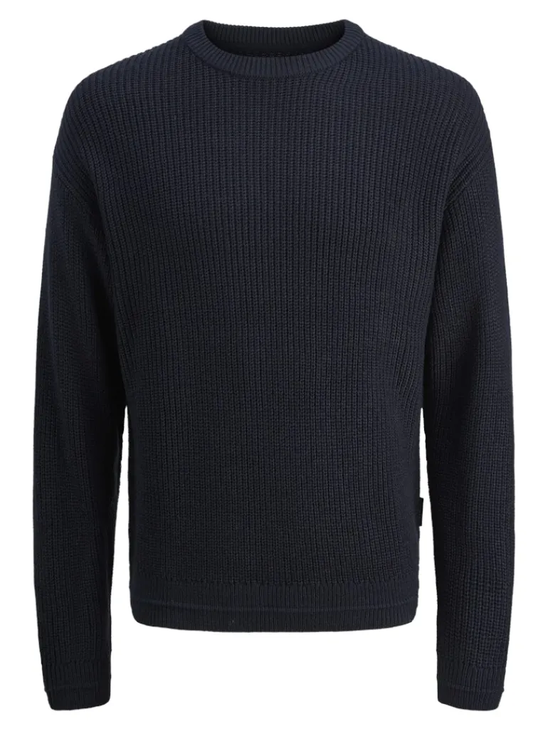 JJKAITO KNIT CREW NECK BF sky captain