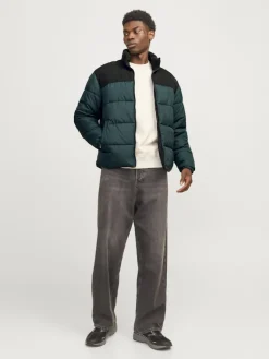 JJMOON STAND COLLAR PUFFER magical forest