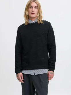 JJOTTO KNIT CREW NECK AW25 SN black1