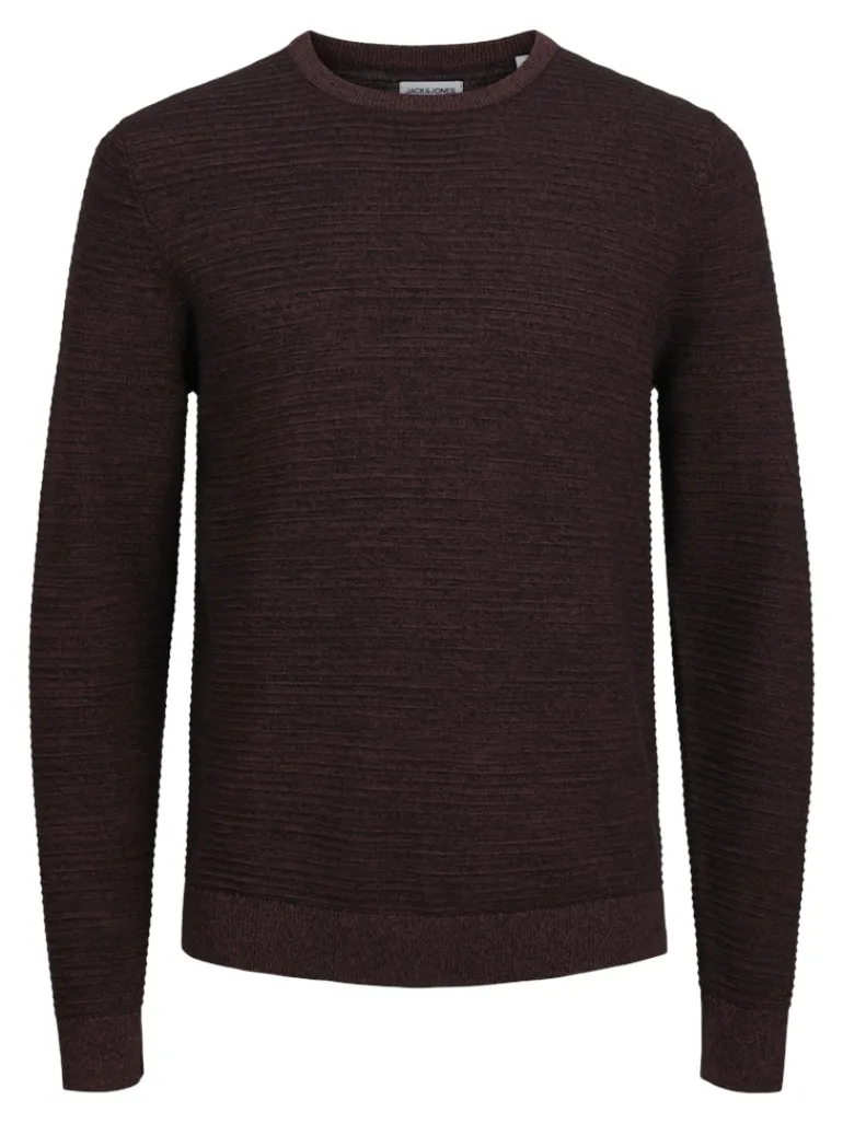 JJOTTO KNIT CREW NECK LN kombu green