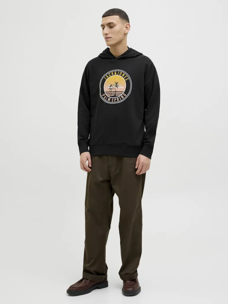 JJPALM SWEAT HOOD black