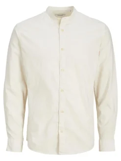 JJSLUB BAND SHIRT LS cloud dancer