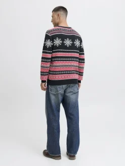 JJXMAS NOEL KNIT CREW NECK sky captain