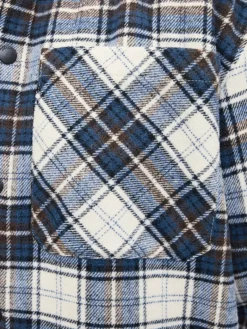 JJZAC TEDDY OVERSHIRT LS cloud dancer