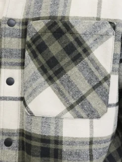 JJZAC TEDDY OVERSHIRT LS dusty olive