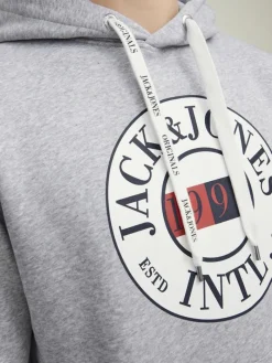 JORINTERNATIONAL SWEAT HOOD LN light grey melange