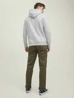 JORINTERNATIONAL ZIP SWEAT HOOD LN light grey melange