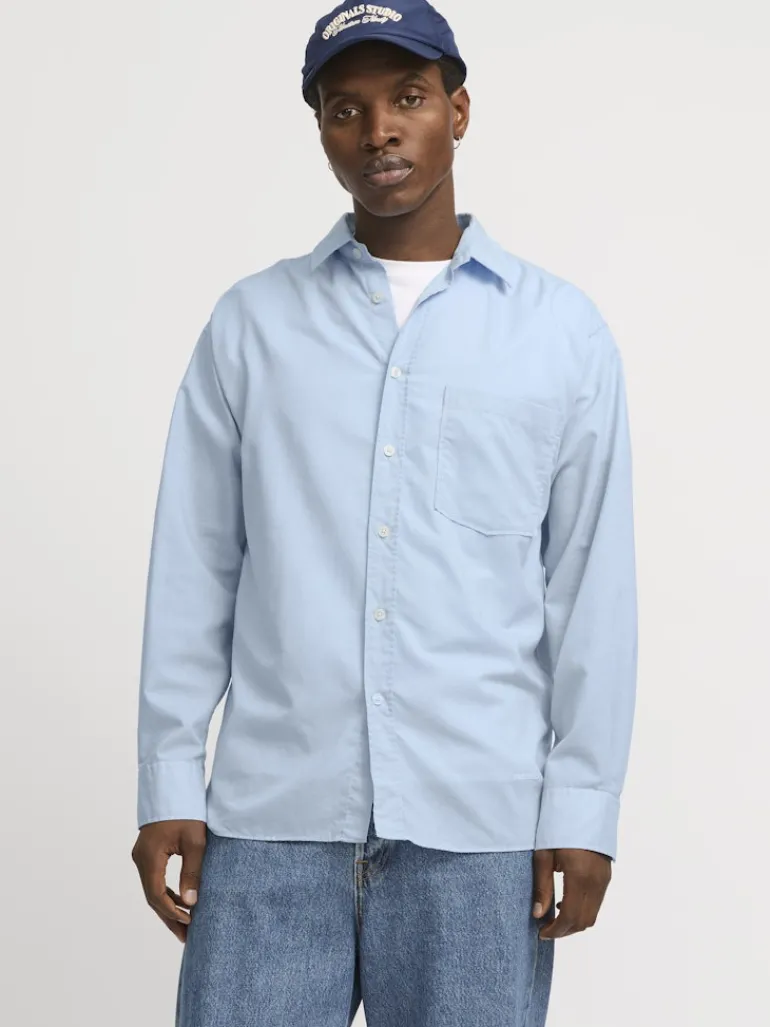 JORMARGATE OXFORD SHIRT LS BF LN cashmere blue