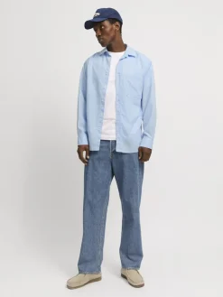 JORMARGATE OXFORD SHIRT LS BF LN cashmere blue