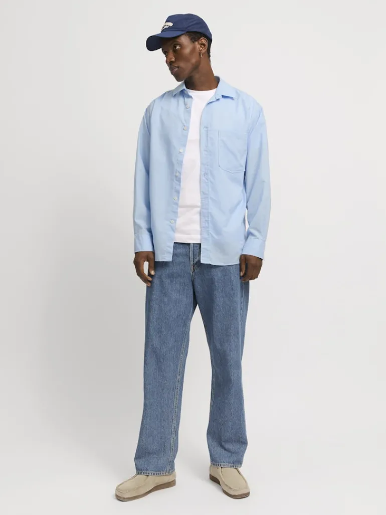 JORMARGATE OXFORD SHIRT LS BF LN cashmere blue