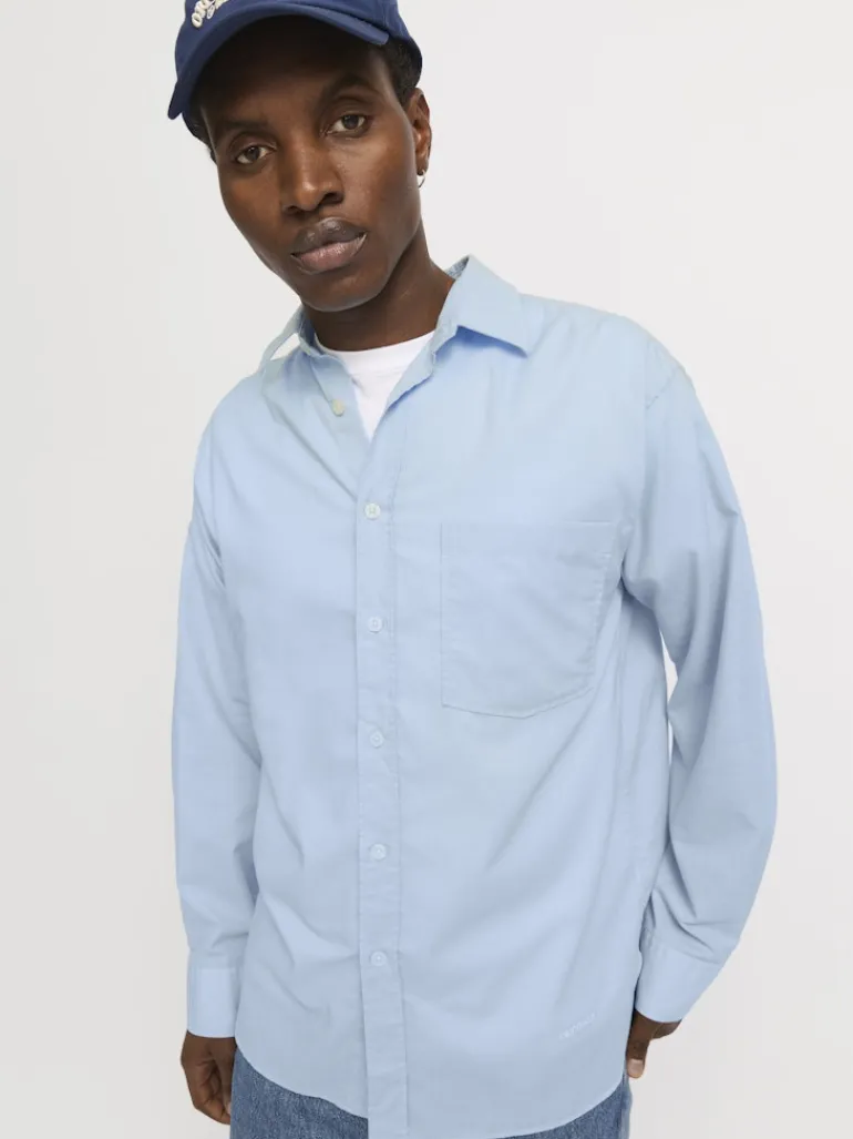 JORMARGATE OXFORD SHIRT LS BF LN cashmere blue