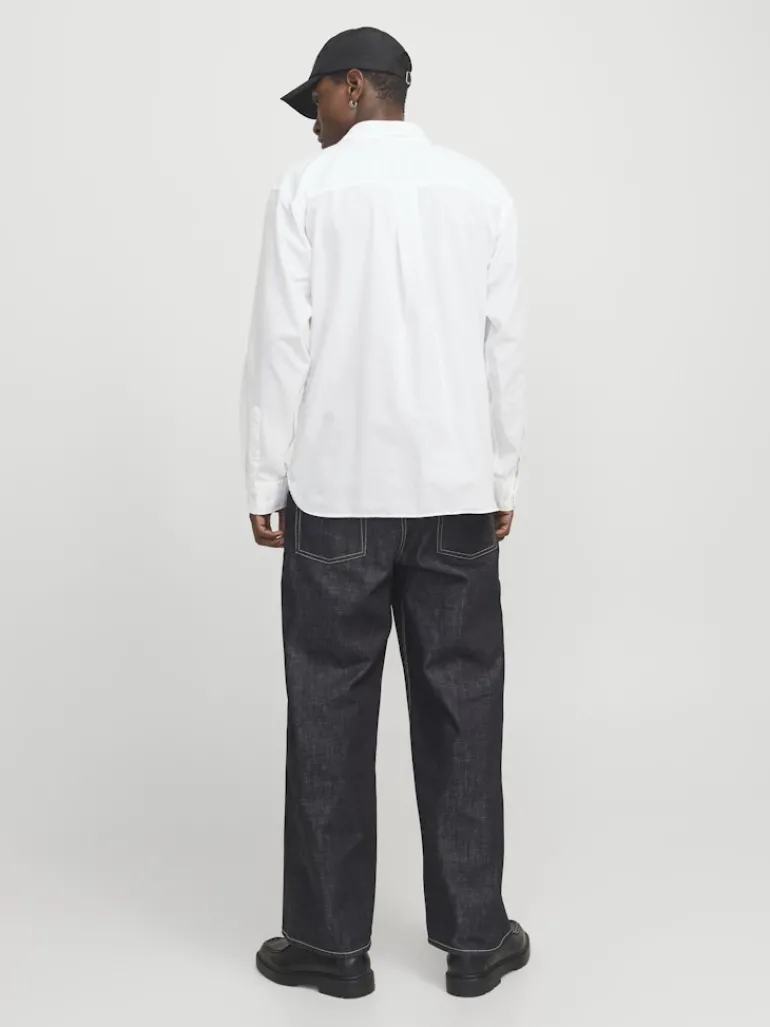 JORMARGATE OXFORD SHIRT LS BF LN white